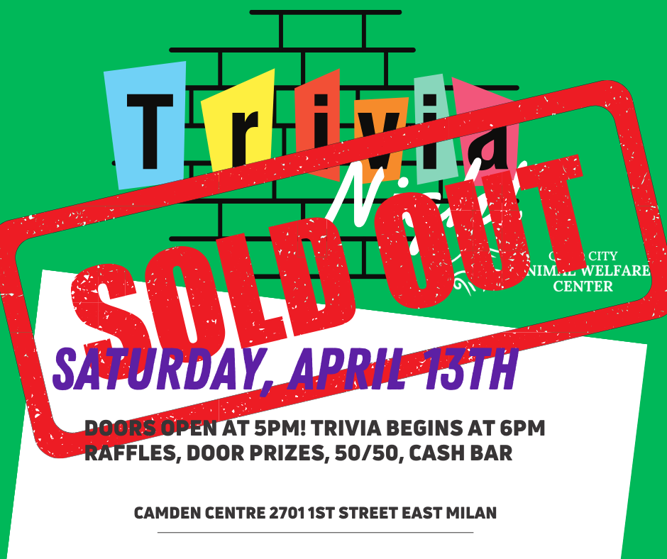 Sold out trivia night facebook post